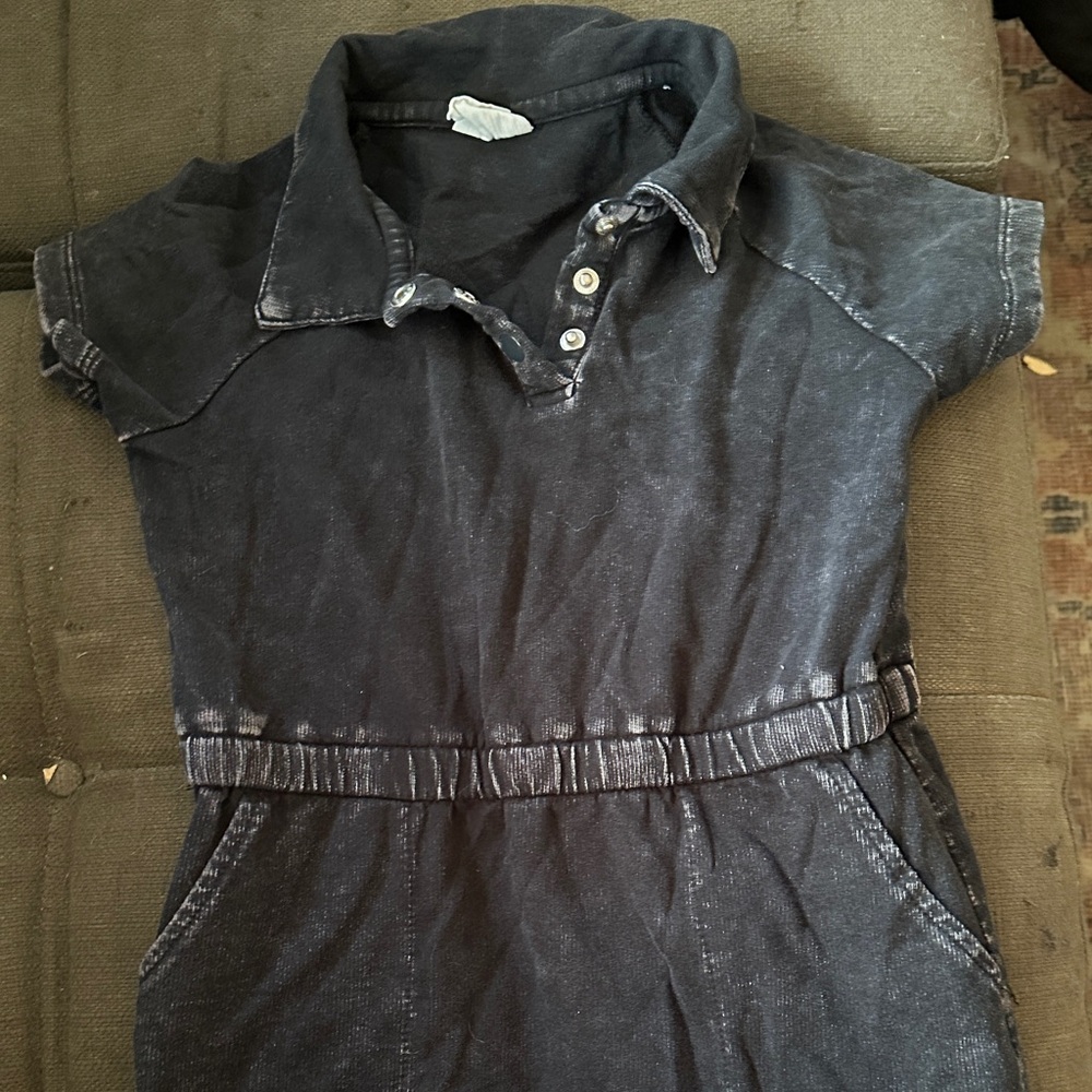 Cotton On kids acid wash style faded Short Sleeve Dress